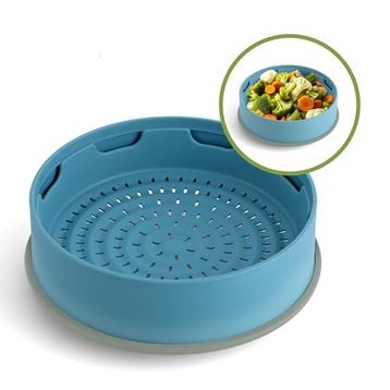Greenpan Steamy 24 cm Mavi Buharda Pişirici
