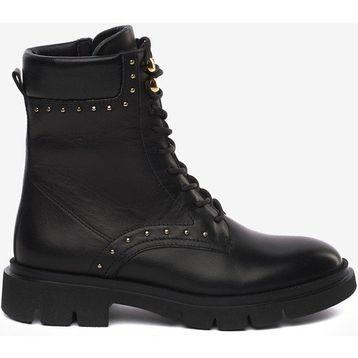 Greyder 5K2DB35162 Kadın Siyah Hakiki Deri Military Bot