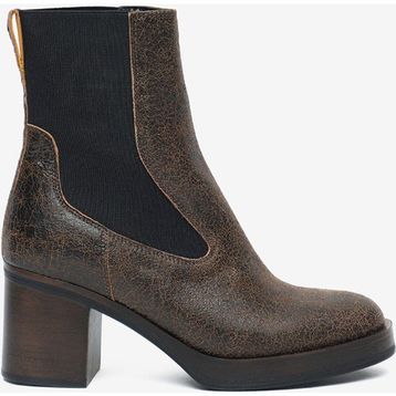 Greyder 5K2DB35291 Kadın Kahverengi Hakiki Deri Topuklu Bot