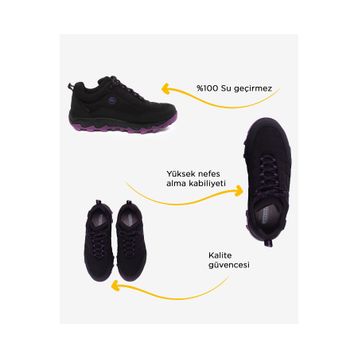 Greyder 5K2GA00171 Siyah Mor Su Geçirmez Kadın Outdoor Ayakkabı
