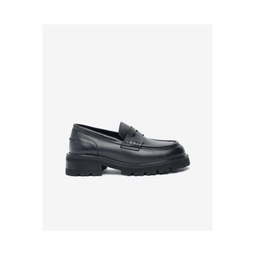 Greyder 5K2UA59332 Kadın Siyah Hakiki Deri Loafer Ayakkabı