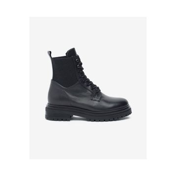 Greyder 5K2UB30862 Siyah Hakiki Deri Military Kadın Bot