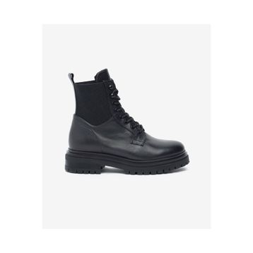 Greyder 5K2UB30862 Siyah Hakiki Deri Military Kadın Bot