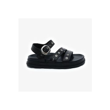 Greyder 5Y2CS34470 Siyah Hakiki Deri Kadın Sandalet