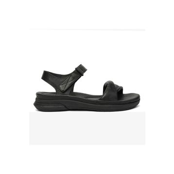 Greyder 5Y2FS33580 Siyah Hakiki Deri Kadın Sandalet