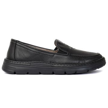 Greyder GRY-3Y2CA50745n Siyah Hakiki Deri Kadın Günlük Ayakkabı