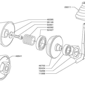 Grillo 3500-11500-12000 Eski Model Debriyaj Koniği