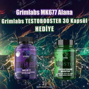 Grim Labs Sarms Ruthless MK-677 60 Tablet İbutamoren