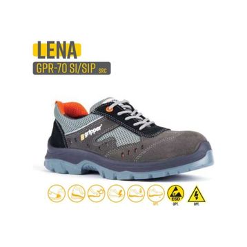 Gripper Lena GPR-71 S1 Siyah Spor İş Ayakkabısı