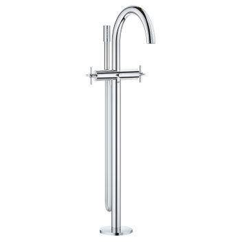 Grohe 23846003 Plus Krom Yerden Ayaklı Küvet Bataryası