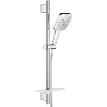 Grohe 26584000 Rainshower Smartactive 130 Cube 3 Fonksiyonlu Sürgülü Duş Seti