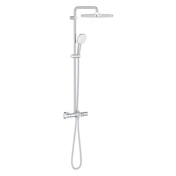 Grohe 26975001 Tempesta System 250 Cube Duvara Monte Termostatik Bataryalı Duş Sistemi