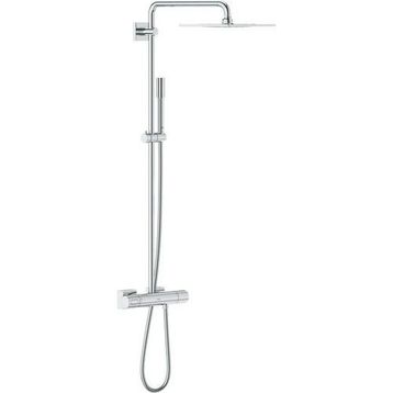 Grohe 27469000 Rainshower F-Series System 254 Duvara Monte Termostatik Bataryalı Duş Sistemi