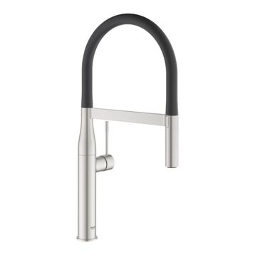 Grohe 30503DC0 Gri Spiralli 2 Fonk Essence Supersteel Eviye Bataryası