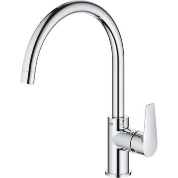Grohe 31367001 Bauedge Tek Kumandalı Krom Eviye Bataryası