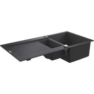 Grohe 31646AP0 K500 Kuvars 60 C 100-50 Granit Siyah Rengi Kompozit Eviye