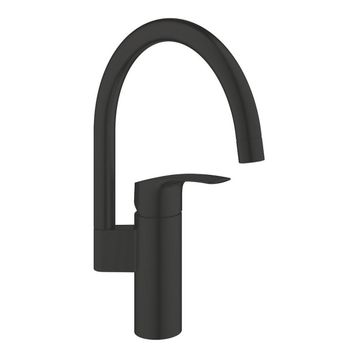 Grohe 332022433 Eurosmart Mat Siyah Eviye Bataryası