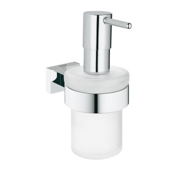 Grohe 40756001 Eurocube Krom Sıvı Sabunluk Seti