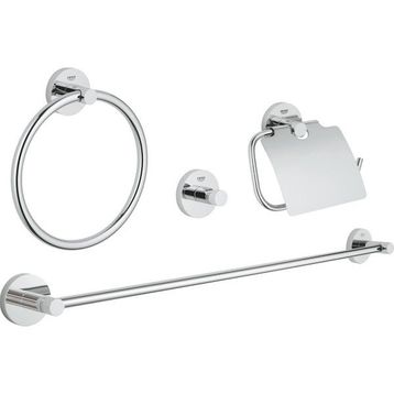 Grohe 40776001 Essentials Dörtlü Banyo Aksesuar Seti