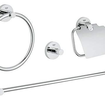 Grohe 40776001 Essentials Dörtlü Banyo Aksesuar Seti