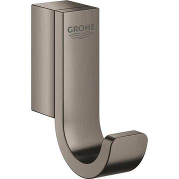 Grohe 41039AL0 Brushed Hard Graphite Selection Tekli Havlu Askısı