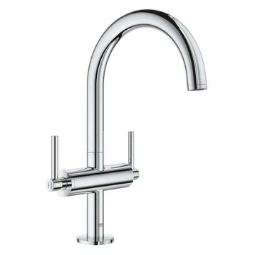 Grohe DN-15 21022003 Krom Atrio Banyo Lavabo Tek Delikli Batarya