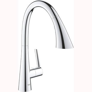 Grohe G32294001 Zedra Krom El Duşlu Eviye Bataryası