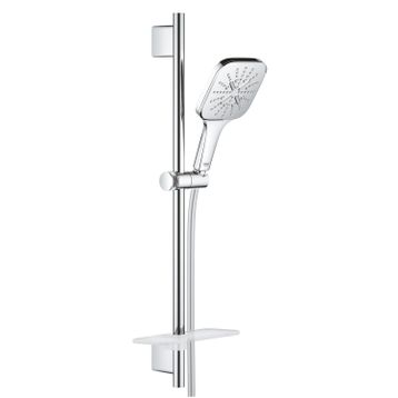 Grohe Rainshower SmartActive 130 Cube Sürgülü 3 akışlı Duş seti