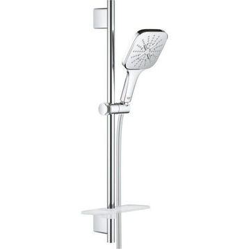Grohe Rainshower SmartActive 130 Cube Sürgülü 3 akışlı Duş seti