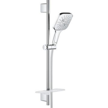 Grohe Rainshower SmartActive 130 Cube Sürgülü 3 akışlı Duş seti