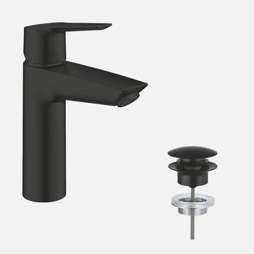 Grohe Start Siyah Büyük Lavabo Bataryası