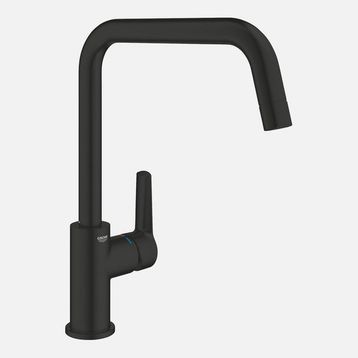 Grohe Start Siyah U Borulu Eviye Bataryası