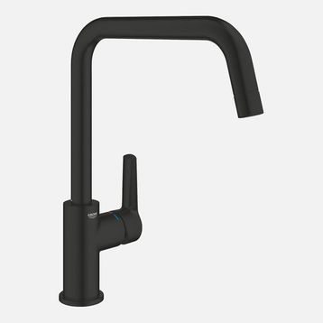 Grohe Start Siyah U Borulu Eviye Bataryası