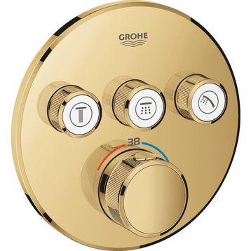 Grohtherm 29121GL0 Cool Sunrise Smartcontrol Üç Valfli Akış Kontrollü Ankastre Termostatik Duş Bataryası