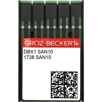 Groz Beckert DBX1 SAN10 8/60 100 Adet Düz Makine İnce Dip Dikiş İğnesi