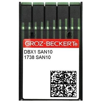 Groz Beckert DBX1 SAN10 9/65 100 Adet Düz Makine İnce Dip Dikiş İğnesi