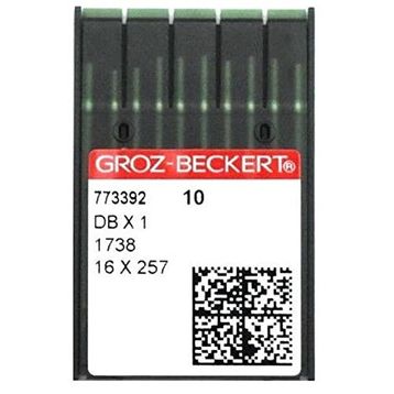 Groz Beckert Düz Makine İnce Dip DBX1 16x231 Gebendur 10-70 100 Adet Dikiş İğnesi