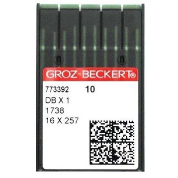 Groz Beckert Düz Makine İnce Dip DBX1 16x231 Gebendur 11-75 100 Adet Dikiş İğnesi
