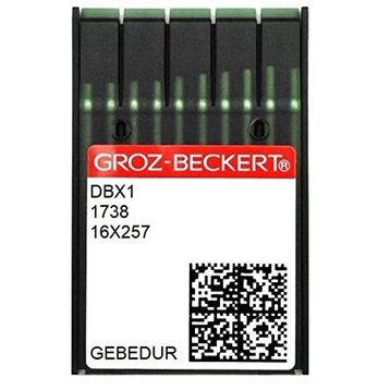 Groz Beckert Düz Makine İnce Dip DBX1 16x231 Gebendur 14-90 100 Adet Dikiş İğnesi