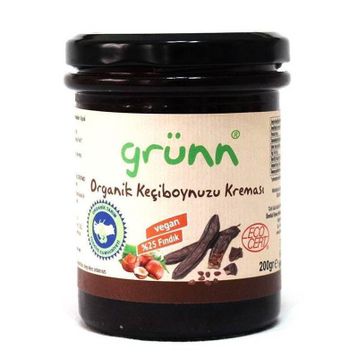 Grünn Organik 200 gr Fındıklı Keçiboynuzu Kreması