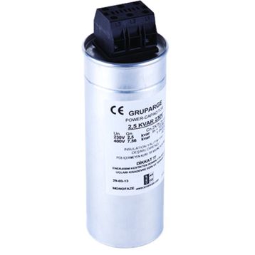 Grup Arge GA7203 KND T1.5 1.5/1,82 kVAr 400V/440V Trifaze Kondansatör