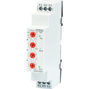 Grup Arge GA8104 ZMN04 0.1 sn - 999 dk Zaman Rölesi