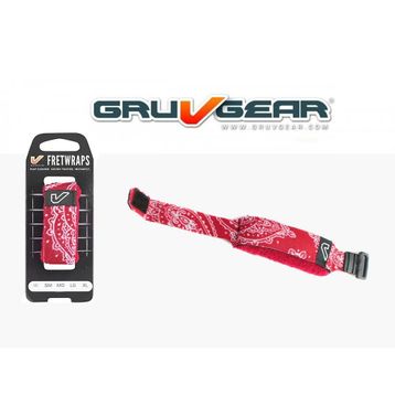 Gruv Gear FretWrap Kırmızı Bandana Medium Gitar Susturucu