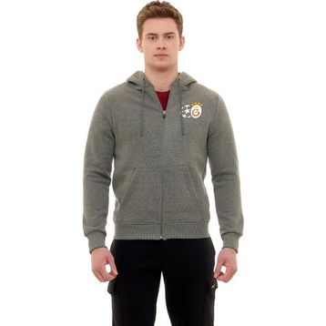 GS Store 230612K Antrasit Gs Şampiyonlar Ligi Ucl Zip Hoodie Erkek Sweatshirt