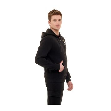 GS Store 230612K Siyah Gs Şampiyonlar Ligi Ucl Zip Hoodie Erkek Sweatshirt