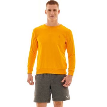 GS Store E221234 Sarı Basic Erkek Sweatshirt