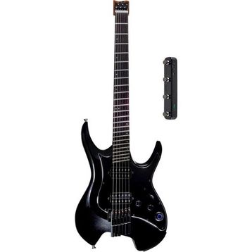 GTRS W800PBK Headless Multiscale Smart Gitar