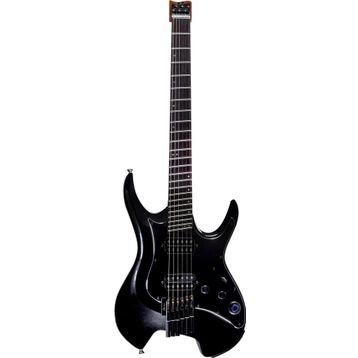 GTRS W800PBK Headless Multiscale Smart Gitar