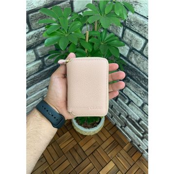 GUARD 796/C07.038 Fermuarlı Pudra Deri Mini Cüzdan