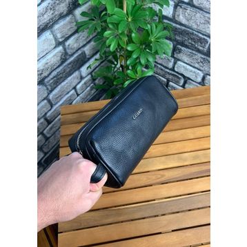 Guard Antik Siyah Unisex Deri El Çantası